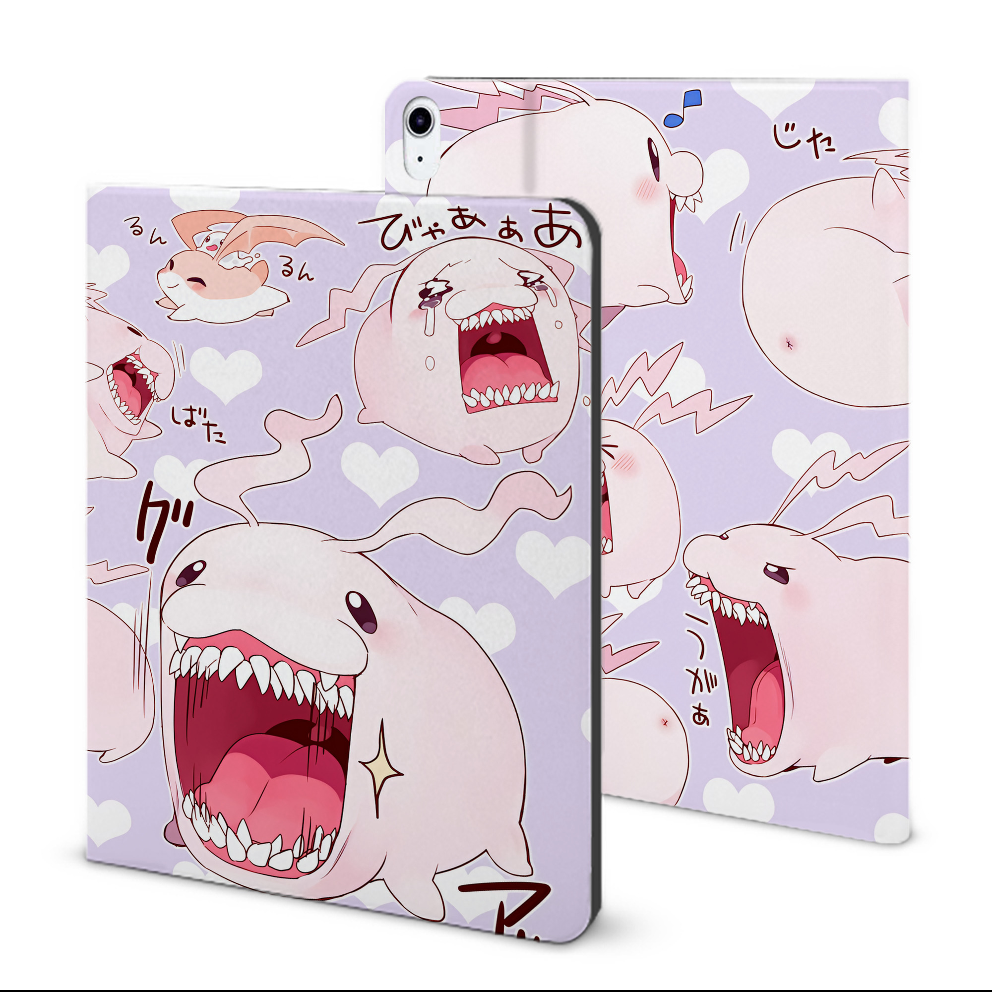 （画像用） Digimon デジタルモンスター/デジモン IPad ケース ブック型 PUレザー TPU 耐衝撃 軽量 薄型 ペン収納なし 全面保護 IPad 各モデル対応